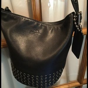 Coach Bleecker Grommet Mini Leather Duffel