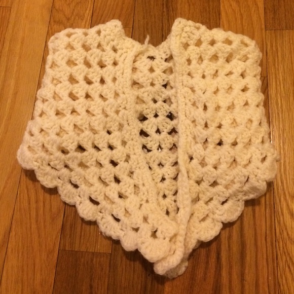Vintage infant shawl