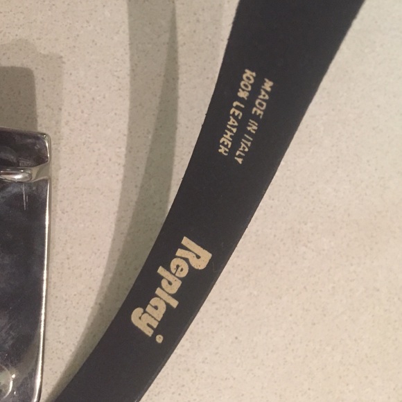 Elegant black belt, made in Italy - Picture 3 of 3