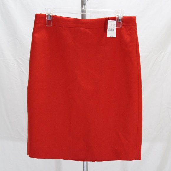 J. Crew Dresses & Skirts - J. Crew red wool pencil skirt