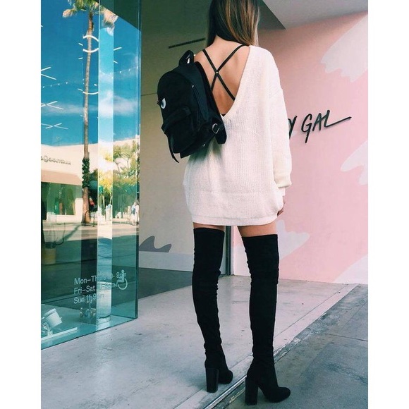 Jeffrey Campbell Shoes - Jeffrey Campbell Perouze Over the Knee Boots