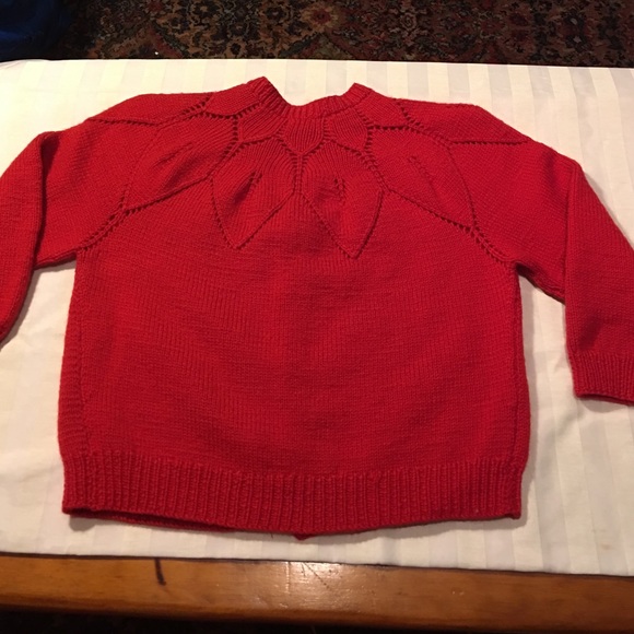 Hand made by grandma wool sweater - Picture 3 of 3