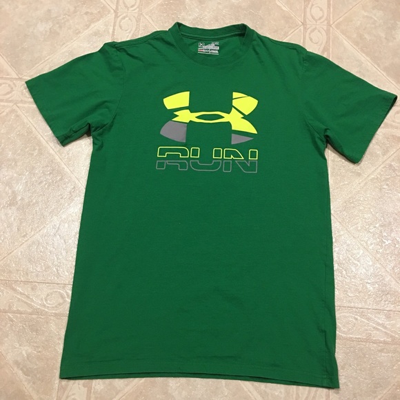 Under Armour green running t-shirt