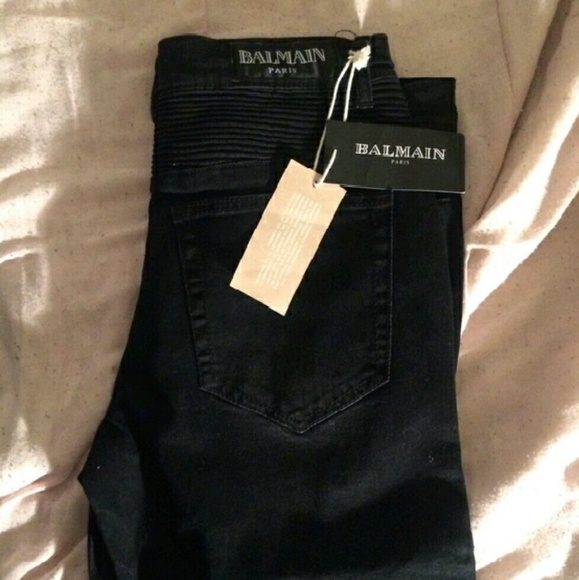 Balmain biker jeans