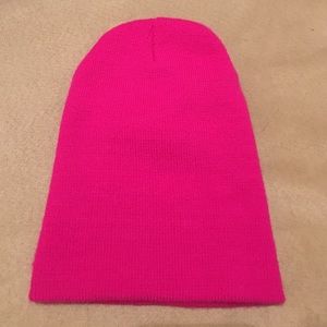 Plain Pink Beanie