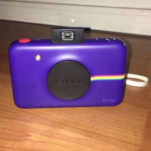 Purple Polaroid Snap Camera