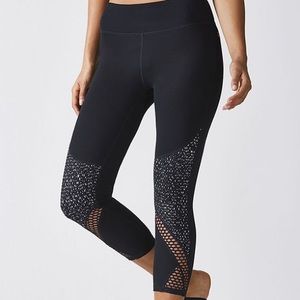 Clover Capri- Black/Constellation Print