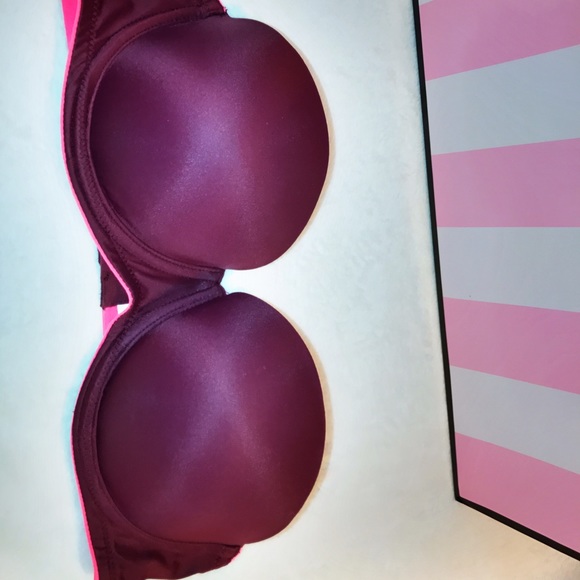 Victoria's Secret push up 34B Gently used maroon - Picture 1 of 3