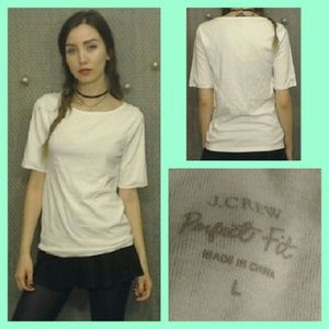 🐰J. Crew White Shirt, Size: L🐰