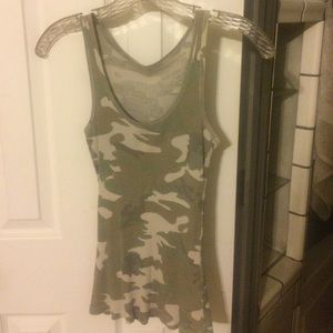 Camouflage tank top