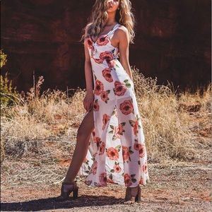 Floral full length dress