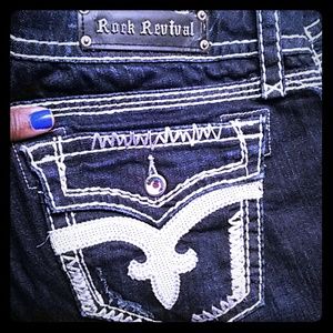 Authentic rock revival jeans size  36 in women's