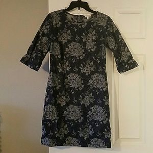 Gap floral denim dress