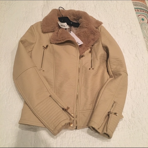 NWT vegan leather moto jacket