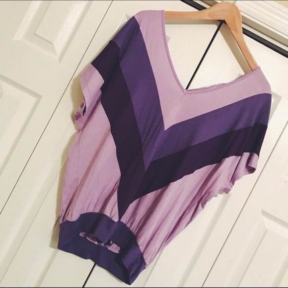 Ella Moss Tops - Ella Moss Purple Tie-Back Top