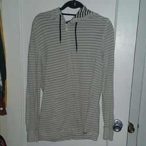 On the Byas Striped Hoodie PacSun