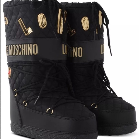 Moschino boots 100 percent authentic brand