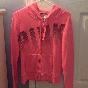 VS PINK full zip hoodie