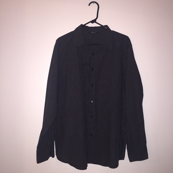 Men’s Black/Grey Dress Shirt