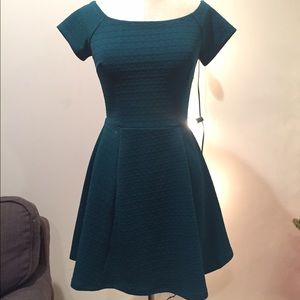 Forever 21 short teal dress