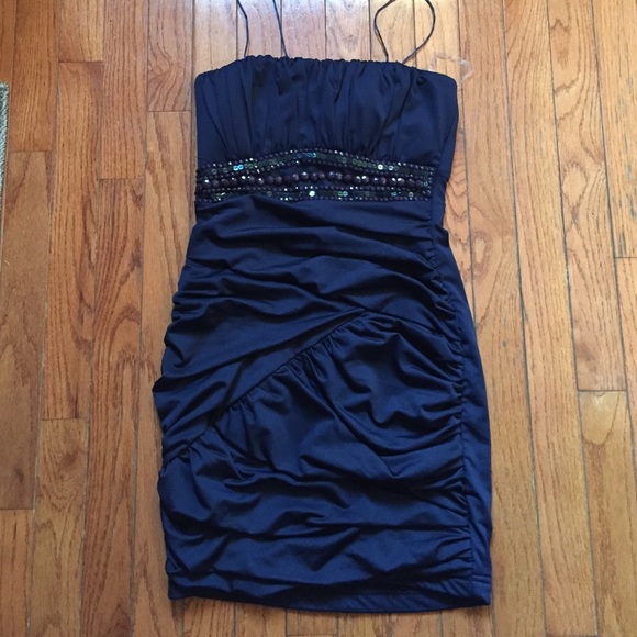 A navy blue dress size small