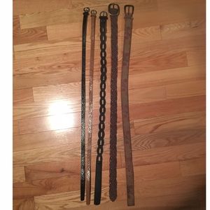 🚫SOLD🚫 Assorted belt bundle