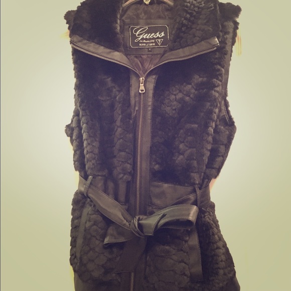 Guess faux fur vest