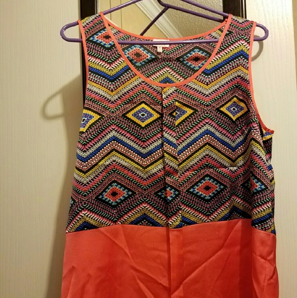 Pixley palacio scoop neck tank