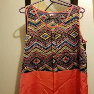Pixley palacio scoop neck tank