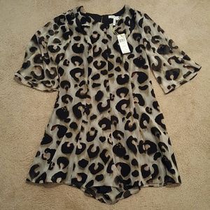 BCBGENERATION Snow leopard playsuit