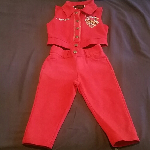 Ed Hardy 2 peice girl wear