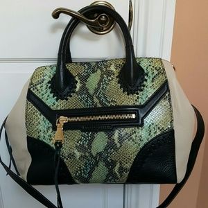 Aimee Kestenberg Pebble Leather Satchel