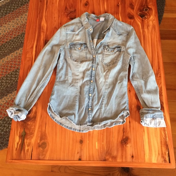 H&M denim shirt