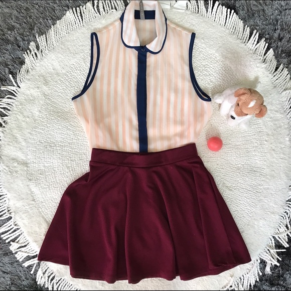 Paper Crane Tops - 💕Striped Blouse 💕