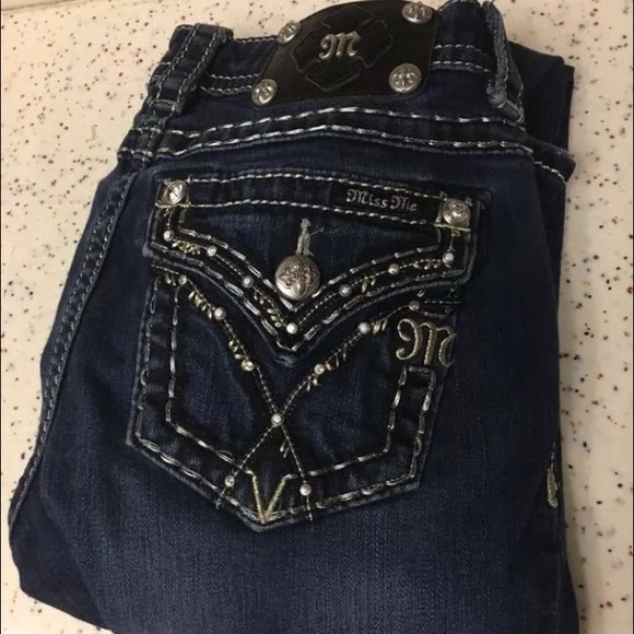 Miss Me Jeans size 25 Bootcut Inseam 34 NEW