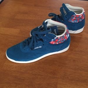 Reebok High Top Sneakers Suede