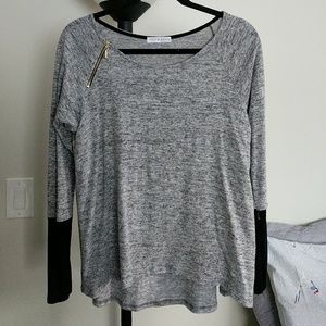Coco and main side zip sweater size small