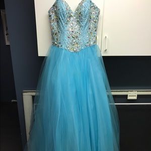 Teal dress