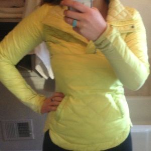 LULU LEMON jacket! Yellow! $55