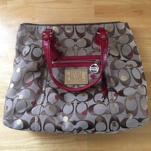 Coach Limited Edition Poppy Shoulder Bag