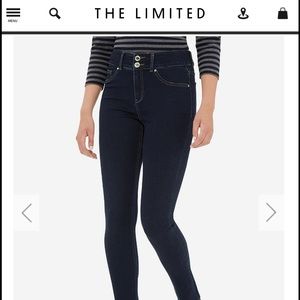 The Limited high waisted blue jeans