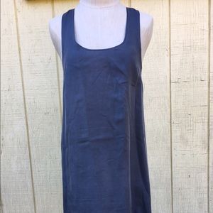 Eliot for Madewell 100% Grey Silk Dress Size 2