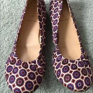 JCREW Satin Foulard Ballet Flats (9.5)