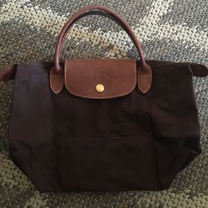 Longchamp 'Mini Le Pliage' Handbag (brown)