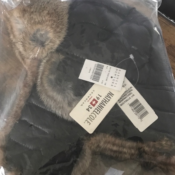 NWT Nathaniel Cole by Crown Cap Aviator w/Fur - Picture 4 of 4