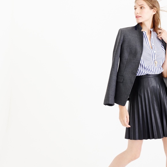 J.Crew Faux Leather Mini Skirt
