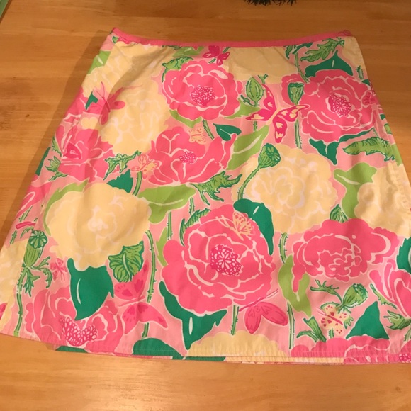Lilly Pulitzer Dresses & Skirts - Vintage Reversible Lilly Pulitzer Skirt - Size 14
