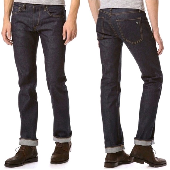 Rag & Bone  Mens Jeans • RB15X Slim Straight