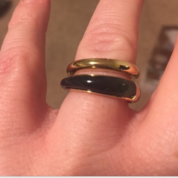 Michael Kors Jewelry - 🎈Michael Kors GoldTone &Acetate Twist Ring