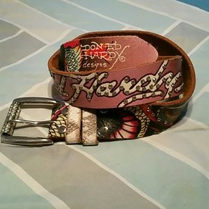 Ed Hardy belt with rhinestones